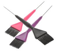 WOFASHPURET 3pezzi Pennello per Tintura Capelli Strumento per Parrucchiere Pennello per Tinta Capelli da Salone per Uso Professionale e Domestico Colore Casuale