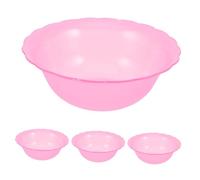 WOFASHPURET 4 Pezzi Lavabi Plastica con Vaschette Resistenti e Spesse per Lavaggio Scarpe e Frutta per Casa Bagno Campeggio e Esterni