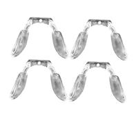 WOFASHPURET 4 pezzi Nasali Silicone Sostituibili per Occhiali Comodi e Antiscivolo Accessori per Occhiali per Adulti per Comfort e Stabilità
