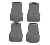WOFASHPURET 4 Pezzi Puntali Antiscivolo in Gomma per Bastoni da Passeggio e Stampelle Cappucci Resistenti con Texture Antiscivolo per Maggiore Stabilità e Trazione Ricambio Piedini per