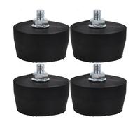 WOFASHPURET 4 Piedini in Gomma per Compressore D'aria Antiscivolo, Cuscinetti Antivibranti per Riduzione Rumore, Accessori di Montaggio per Piccoli Compressori e Pompe D'aria, Uso Stabile