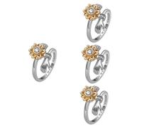 WOFASHPURET 4pezzi Anello Regolabile Sole Con Scritta You Are My Sunshine Anello Abbraccio Per Ragazze e Nipoti Design Elegante Per Feste e Occasioni Speciali Comodo e Adatto Tutte Le Taglie