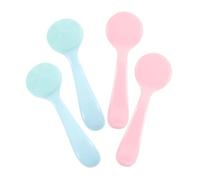 WOFASHPURET 4Pezzi Spazzole Silicone per Del Scrubber Esfoliante per Rimozione Punti Strumento Portatile per Detersione Profonda Della per Viaggi