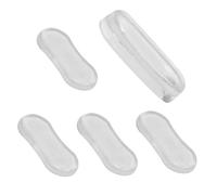 WOFASHPURET 5 Pezzi Cuscinetti Ammortizzanti Autoadesivi per Coperchio Wc in Silicone Trasparente, Guarnizioni per Copriwater Silenziose, Protezione Antiurto per Sedile Wc, Accessori Bagno