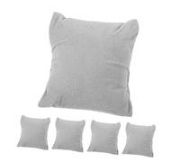 WOFASHPURET 5 pezzi Cuscini per da Esposizione in Morbido Grigio Piccoli Cuscini per Display Supporti Eleganti per e Orologi Portatile per Presentazione Raffinata