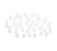 WOFASHPURET 50 Pezzi Tappi Dentifricio in Plastica con Chiusura Vite Design Elegante e Tenuta Stagna per Tubetti di Dentifricio e Pomate per Casa e Viaggi