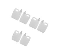 WOFASHPURET 6 Pezzi Secchio Bottiglia Con Pompa Erogatore Shampoo Pompa Erogatore Per Doccia Plastica