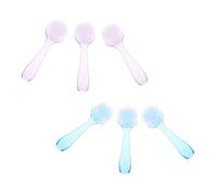 WOFASHPURET 6pcs Spazzola Per Lavaggio Del Portatile Scrub Manuale Per Materiale Sicuro e Per Donne Pulizia Profonda e Massaggio Spazzola Viaggio