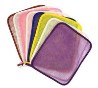 WOFASHPURET 8pezzi Panni Esfolianti per Corpo in Salviette da Bagno Pratici Asciugamani Esfolianti per Pulizia della Rimozione delle Cellule Morte Uso Quotidiano e Viaggio