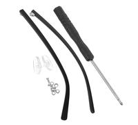 WOFASHPURET Aste di Ricambio per Occhiali Tr90 5mm Larghezza, Stanghette Antiscivolo Leggere e Confortevoli per Occhiali da Sole e Lettura, Accessori per Riparazione Montature