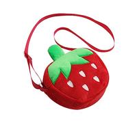 WOFASHPURET Borsa A Tracolla Adorabile Per Bambini Borsa A Tracolla A Forma Di Fragola Per Bambini Portamonete Per
