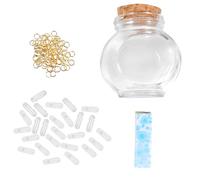 WOFASHPURET Capsule Messaggio Luminose 100 Pezzi Bottiglia di Vetro Decorativa per Regalo Festa Compleanno San Festa Mamma e Papà