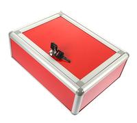 WOFASHPURET Cassetta dei Suggerimenti in Lega di Alluminio da Parete Cassetta Postale Riutilizzabile per Esterni Contenitore per Reclami e Fondi Resistente e Facile da Installare