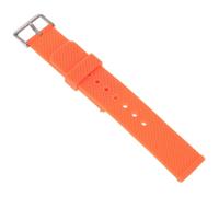 WOFASHPURET Cinturino in silicone sport cinturino dell'orologio per donne gruppo musicale Sostituzione della banda di guardia Banda d'oro cinturino per orologio Arancia