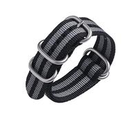 WOFASHPURET Cinturino Nylon Con Anelli Facile Da Installare e Lavabile Lavatrice Cinturino Sportivo Per Orologi Compatibili Design Creativo Fibbia Inossidabile