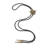 WOFASHPURET Collana Bolo Da Uomo Con Ciondolo Forma Di Testa Di Bue Accessorio Vintage Per Cravatte e Camicie Western Elegante e Creativo Per Occasioni Informali