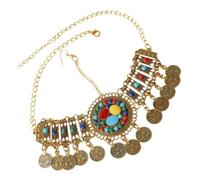 WOFASHPURET Collana del tribunale retrò Collana delle ragazze catena gioielli collana Accessorio per collana per le donne collana d'epoca Collane femminili Lega di zinco D'oro