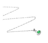 WOFASHPURET Collana Forma Di Cigno Con Pendente Zircone Per Donne Gioiello Elegante e Semplice Accessorio Da Festa e Vita Quotidiana