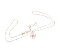 WOFASHPURET Collana Ragazza Clavicola con Fiore di Ciliegio Elegante e Delicata Regalo per Bambine e Teen Accessorio in Lega Resistente e Adatto Tutti gli Stili