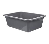 WOFASHPURET Contenitore Rettangolare in Plastica da 34x23,8x10,9 Cm Manici, Vaschetta Multiuso Impilabile per Lavastoviglie e Ristoranti, Resistente e Adatto a Uso Commerciale e Domestico