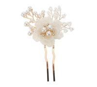 WOFASHPURET di fiori di perle nero nozze spose matrimoni nuziale spillo Accessori per da damigella accessori per da sposa spilla per plastica