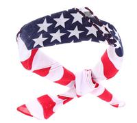 WOFASHPURET Foulard Multifunzionale Bandiera Bandana Sciarpa Patriottico Kerchief Blu Festival Bandana Maestro Seta Il Quarto Piazza Eventi Patriottici Noi Bandane Stoffa