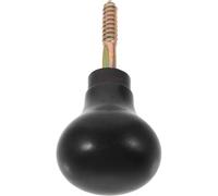 WOFASHPURET Manico per Bastone in Legno Massello Lucidato, Pomello di Canna Fatto a Mano Design Ergonomico, Accessorio Versatile per Bastoni e Stampelle Adatto a Supporto e Stabilità