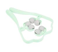 WOFASHPURET Massaggiatore Manuale Per Collo Con Sfere Verde Rullo Per Sollievo Cervicale Leggero e Portatile Strumento Di Massaggio Multifunzionale Per Spalle e Collo