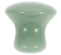 WOFASHPURET Massaggiatore Viso Pietra Naturale a Forma di Fungo Verde per Massaggio Facciale Rilassante e Trattamento Trigger Point in Spa Portatile