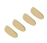 WOFASHPURET Naselli in Titanio Dorato Kit 4 Pezzi Supporti Nasali per Occhiali Accessori di Ricambio per Utilizzo Quotidiano e Riduzione Pressione