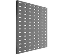 WOFASHPURET Organizer da Parete Pannello 28x28 Cm, Portautensili in Plastica Resistente per Organizzazione Garage e Ingresso, Struttura Modulare per Accessori Parete Forata