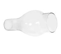 WOFASHPURET Paralume in vetro per lampada a cherosene, ricambio per lampada ministeriale, diametro 5,3 cm, portatile, per luce da interno