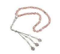 WOFASHPURET Rosario in Catena Di Perline Braccialetto Bracciale Con Perline Bracciale a Catena Grani Del Rosario Pregando Il Rosario Rifornimenti Di Preghiera Lavender Lega