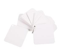 WOFASHPURET Schede Indice Vuote con Anelli Metallici, Set da 200 Cartoncini 8x8 Cm per Appunti e Promemoria, Blocco Note Leggero e Portatile per Scuola, Ufficio e Progetti Fai da Te