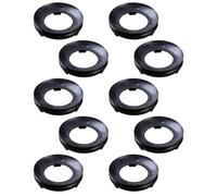 WOFASHPURET Set 10 Pezzi Supporti a Sfera in Base di Intaglio Nera 5 Cm, Basi Decorative in Cristallo per Esporre Sfere, Globi e Oggetti Rotondi, per Arredamento Casa, Ufficio e Soggiorno