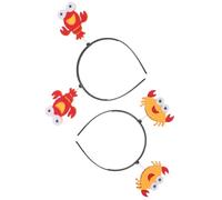 WOFASHPURET Set Di Copricapo A Forma Di Animale Con Fascia Per Per Ragazzi E Ragazze A Forma Di Granchio E Aragosta Per Accessori Fotografici