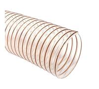 WOFDALY Tubo in Poliuretano Trasparente PU per Condotti, Spessore Parete 0,63 MM, Tubo per Aria Lunghezza 100 Cm, Tubo Flessibile Utilizzato Nell'industria Farmaceutica,Inner Diameter 190MM