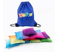WOFEU 10 Sacchetti di Cornhole,Corn Hole Bean Bag Toss Game per i bambini,Sacchetti di Fagioli Fori di Mais Borse A Prova di Cornhole,Outdoor Gioco Giochi Spiaggia(Colore Gradiente)