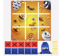 WOFEU Halloween bambini lancio gioco, giochi al chiuso, giochi all'aperto, giochi di prato, giochi da giardino-giocattoli all'aperto per bambini 3 + e adulti, ragazzi e ragazze regali