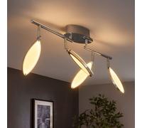 WOFI Deckenlampe LED Spotleiste Deckenleuchte Cromata Regolabile 87 cm 4 Luci [EEK: Non valutato]