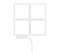WOFI FOURLIGHTS - Lampada da parete, 8 W, colore: Bianco