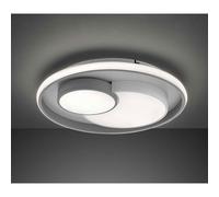 Plafoniera Lampadario Camera Letto 3 Livelli Dimmerabile Grigio D 50 CM