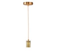 WOFI, lampadario a sospensione, in metallo, E27, 60 W, in ottone colorato, 10 x 10 x 150 cm