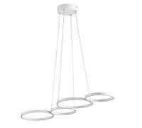 WOFI Lampadario a sospensione Vika 4 flg
