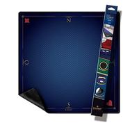 WOGAMAT Official - Tappetino per carte da gioco di lusso blu per tarocchi, poker, contrasto, coinche 60 x 60 cm, in neoprene spesso e antiderapant, perfetto per tutti i giochi di carte