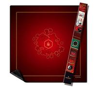 WOGAMAT Tappetino da Gioco Grande in Neoprene XL, 92 x 92 cm, per Giochi di Carte, Giochi di Dadi, Giochi da Tavolo, in Neoprene Silenzioso, Spesso, Lavabile e Antiscivolo. Finitura di Lusso. Tappeto