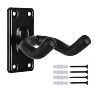 WOGOD Appendini da parete per chitarra (1 confezione-nero..