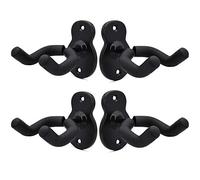 WOGOD Ganci da parete per chitarra, confezione da 4, supporti per montaggio a parete, ganci per casa e studio