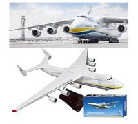 WOGYOZKA ANTONOV AN-225 Ucraina modellino aeroplano modellino aeroplano da trasporto in ABS + resina ABS da 16,5" 16,5" grande modello di aereo da collezione o regalo statico modello