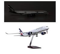 WOGYOZKA Simulazione Di Un Modello Aereo A Reazione Dell'aviazione Civile Russian Airlines A350-900 In Scala 1:150, In 18,5", Con Ruote E Luci, Prototipo Pressofuso(Upgrade)